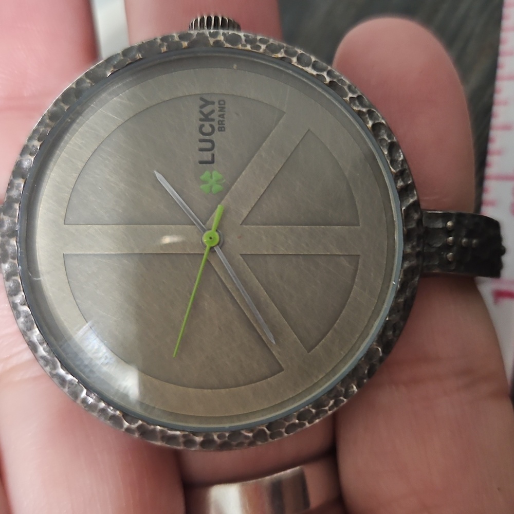 Lucky Brand Silver Women's Watch with Green Accent - Picture 4 of 4